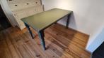 Nette grenen tafel in groen, Huis en Inrichting, Tafels | Eettafels, Ophalen, Gebruikt, 50 tot 100 cm, 150 tot 200 cm