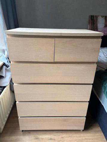 Ikea Malm Ladekast met 6 laden