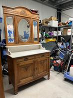 Dressoir met spiegel, Huis en Inrichting, Kasten | Dressoirs, Ophalen, Gebruikt, 25 tot 50 cm