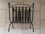 Smeedijzeren kranten/tijdschriften/boekenrek/houtrek, zwart, Ophalen, Nieuw