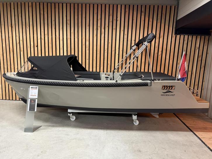 MEERSLOEP 600 'HONDA 50PK' CARBON AUDIO LED SteenGrijs! 2026, Watersport en Boten, Sloepen, Nieuw, 50 tot 70 pk, 6 meter of meer