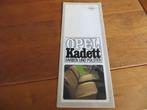 Folder Opel Kadett B, Kadett Coupe, Caravan kleuren 1967, Opel, Zo goed als nieuw, Opel, Ophalen of Verzenden