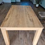 Zware houten eettafel., Ophalen, 200 cm of meer, 50 tot 100 cm, Zo goed als nieuw
