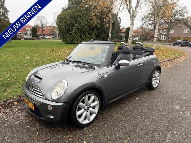 MINI Cabrio 1.6 Cooper S Chili volledig en goed onderhouden, Auto's, Mini, Bedrijf, Te koop, Cabrio, ABS, Airbags, Airconditioning