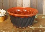 Oude antieke terracotta bakvorm uit Frankrijk - geglazuurd, Antiek en Kunst, Ophalen of Verzenden