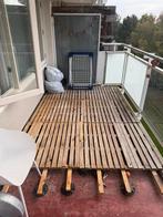 Houten vlonders met ondersteuning voeten, Tuin en Terras, Terrasdelen en Vlonders, Ophalen of Verzenden, Zo goed als nieuw, Hout