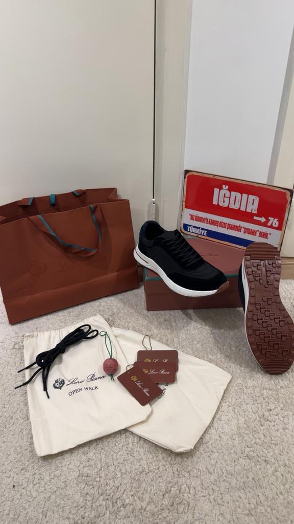 Loro piana weekend walk zwart maat 41/42/43/44/45 IN STOCK, Kleding | Heren, Schoenen, Nieuw, Sneakers of Gympen, Zwart, Ophalen of Verzenden