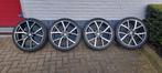 19 inch Estoril GTI look wielen set 235/35R19 Zwart/polis, Event, Banden en Velgen, Nieuw, 235 mm