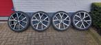 19 inch Estoril GTI look wielen set 235/35R19 Zwart/polis, Nieuw, 235 mm, Banden en Velgen, Personenwagen