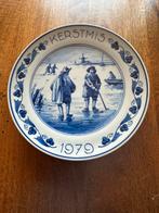 Porceleyne Fles, Kerstbord 1979, Delfts Blauw 18 centimeter, Antiek en Kunst, Antiek | Wandborden en Tegels, Ophalen of Verzenden