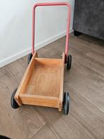 Vintage houten loopkar/blokkenkar, Ophalen, Gebruikt, Overige typen