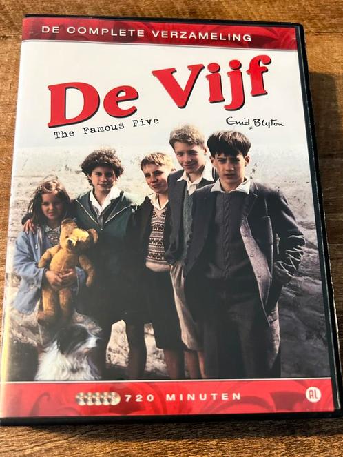 DVD De Vijf - Enid Blyton, Cd's en Dvd's, Dvd's | Tv en Series, Zo goed als nieuw, Actie en Avontuur, Boxset, Alle leeftijden