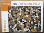 Poezen  - Pomegranate Legpuzzel - 1000 st, Ophalen of Verzenden, 500 t/m 1500 stukjes, Zo goed als nieuw, Legpuzzel