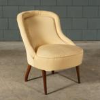 Vintage cocktailfauteuil – jaren 60, Huis en Inrichting, Fauteuils, Hout, Gebruikt, Minder dan 75 cm, Vintage
