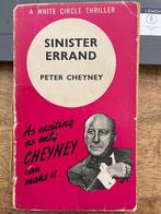 Peter Cheyney - Sinister Errand Paperback, Boeken, Ophalen of Verzenden, Gelezen, Peter Cheyney
