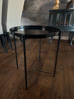 Ikea bijzettafel zwart, Huis en Inrichting, Tafels | Bijzettafels, Ophalen, Minder dan 45 cm, Minder dan 55 cm, Gebruikt
