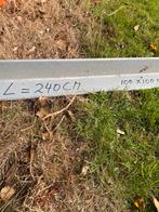 Stalen hoeklijn gegalvaniseerd. 2,40 mtr., Ophalen, Nieuw, IJzer