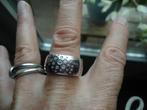 dikke echt zilveren esprit ring met steentjes esprit m18,25, Sieraden, Tassen en Uiterlijk, Ringen, Met kristal, 18 tot 19, Ophalen of Verzenden
