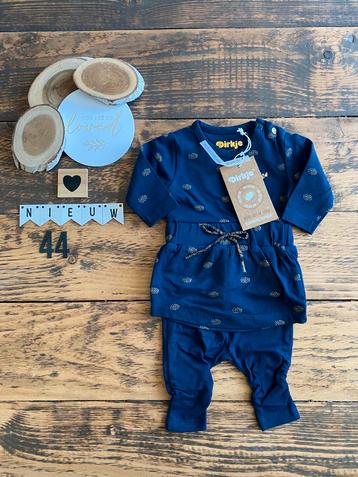 Baby girl blauw dirkje setje jurkje legging maat 44 beschikbaar voor biedingen