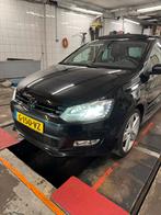 NIEUWSTAAT!! Volkswagen Polo 1.2 TSI 77KW DSG 2012 Zwart, 40 €/maand, 4 cilinders, Zwart, Leder