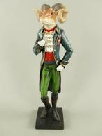 Figuur polystone ram geit gekleurd H.35x11x9cm, Helene Livingstyle, Helenelivingstyle@gmail.com, 7531TJ, Nieuw