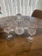 Glazen karafset met 6 glazen, Verzamelen, Glas en Borrelglaasjes, Zo goed als nieuw, Ophalen