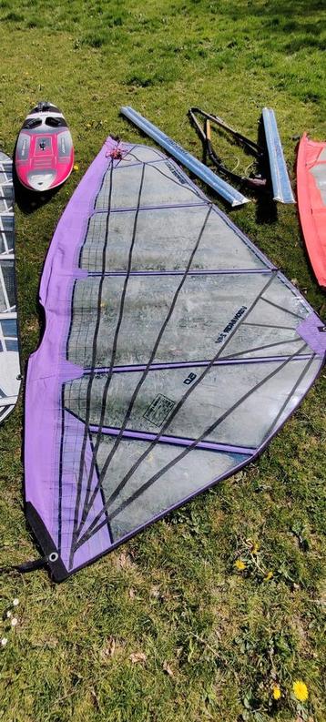 5.0 surfzeil vision racer 'no worx sails' beschikbaar voor biedingen