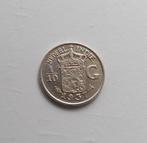 Nederlands Indie 1/10 Guilden 1937 . Zilver., Postzegels en Munten, Munten | Nederland, Vóór koninkrijk, Zilver, Ophalen of Verzenden