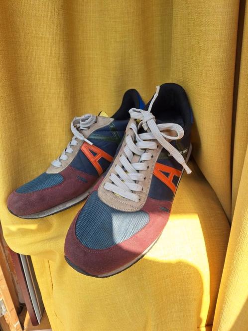 A|X Armani Exchange sneakers – maat 46 – bordeaux blauw, Kleding | Heren, Schoenen, Zo goed als nieuw, Blauw, Ophalen of Verzenden