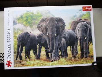 Legpuzzel OLIFANTENKUDDE (van Trefl) beschikbaar voor biedingen