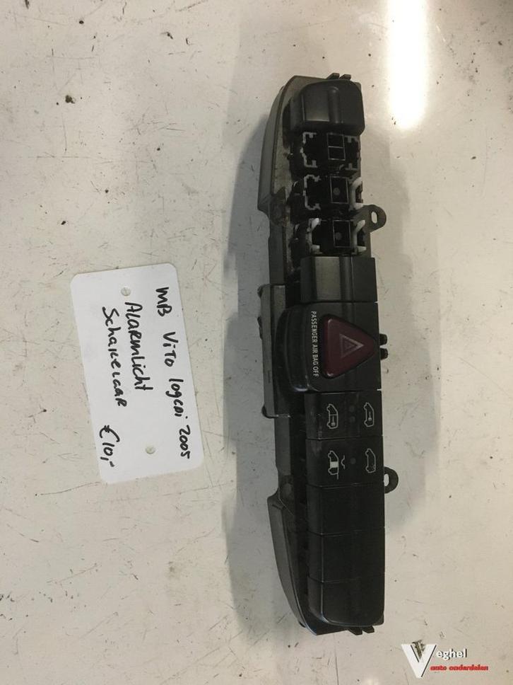 Mercedes Vito 109cdi 2005 Alarmlichtschakelaar, Auto-onderdelen, Dashboard en Schakelaars, Gebruikt, Ophalen of Verzenden