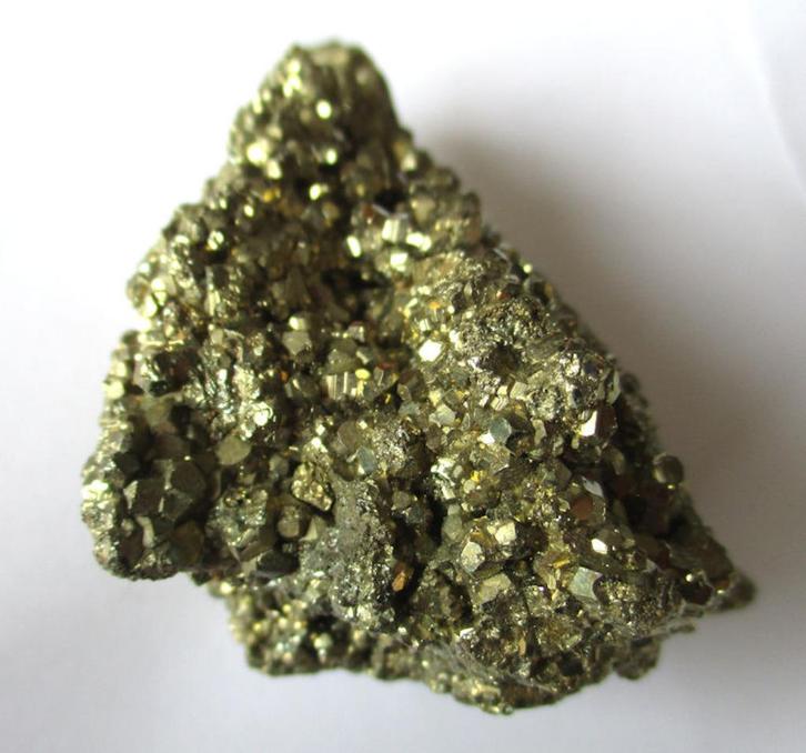 Pyriet - goudkleurig, Verzamelen, Mineralen en Fossielen, Mineraal, Ophalen of Verzenden
