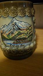 Vintage Zell am See Bierpul / Mok, Gebruikt, Overige typen, Ophalen of Verzenden, Overige stijlen