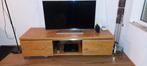 Mooie bruine houten tv-kast H45,5 x L55 x B165, Huis en Inrichting, Kasten | Televisiemeubels, 150 tot 200 cm, Minder dan 100 cm