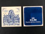KLM Tegeltjes - Delfts Blauw & Business Class, Ophalen of Verzenden