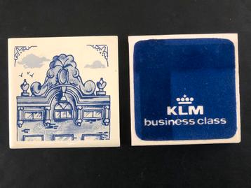 KLM Tegeltjes - Delfts Blauw & Business Class beschikbaar voor biedingen