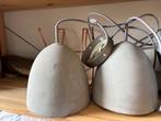 Betonnen lampen industrieel 2 stuks, Huis en Inrichting, Lampen | Hanglampen, Ophalen, Nieuw, Overige materialen, Minder dan 50 cm