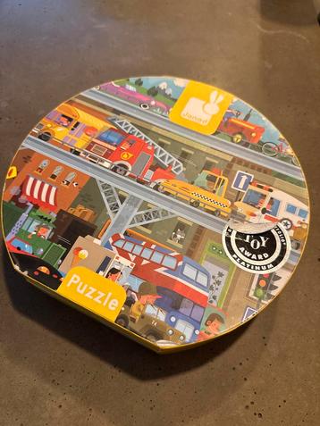 Janod Puzzel - Voertuigen - 100 Stukjes beschikbaar voor biedingen