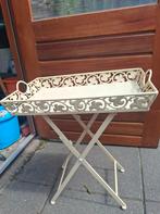 dienbladen, Huis en Inrichting, Woonaccessoires | Dienbladen, Ophalen, Zo goed als nieuw, Rechthoekig, Metaal