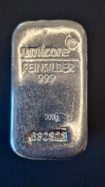 1 kg zilverbaar - 999 zilver - misslag beschikbaar voor biedingen