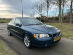 Volvo S60 2.4 D5 Geartronic 2007 1e eigenaar full option, Auto's, Volvo, Zwart, 1494 kg, Blauw, S60