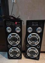 Skytec luidsprekersysteem/geluidsinstallatie muziekbox, Ophalen of Verzenden