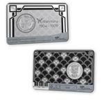 Zilveren ½ Gulden Wilhelmina 1907 DELUXE coincard, Ophalen of Verzenden, Koningin Wilhelmina, 1 gulden