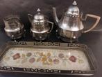 Vintage Thee Servies met Dienblad, Ophalen of Verzenden