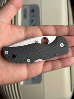 Spyderco native 5 fluted carbon s90v, Verzenden, Zo goed als nieuw