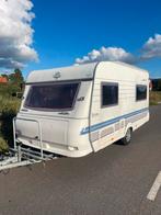 Hobby 440 Excelent 4 pers met voortent 1997, Ringverwarming, Bedrijf, Treinzit, 5 tot 6 meter