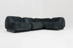 Vintage Italiaanse modulaire hoek bank jaren 70, Ophalen, 250 tot 300 cm, Vintage, design, Italiaans, Hoekbank