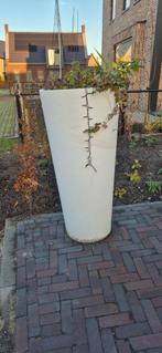 4 xxl witte bloempotten van Elho, Tuin en Terras, Bloempotten, Kunststof, Gebruikt, 40 cm of meer, Rond