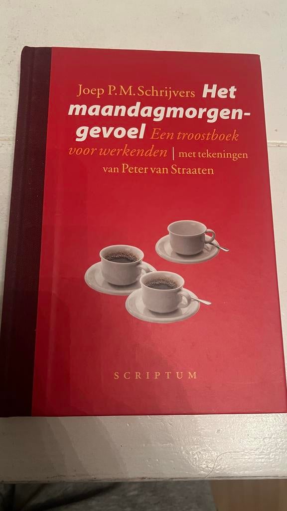 * Boek Maandagmorgengevoel-Joep Schrijver Peter van Straaten, Boeken, Overige Boeken, Gelezen, Ophalen of Verzenden