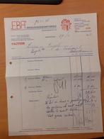 EBA speelgoedfabriek Amsterdam cowboy indianen factuur 1940, Ophalen of Verzenden, Zo goed als nieuw, Overige typen